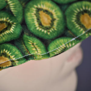 Close up of kiwifruit pattern bucket hat